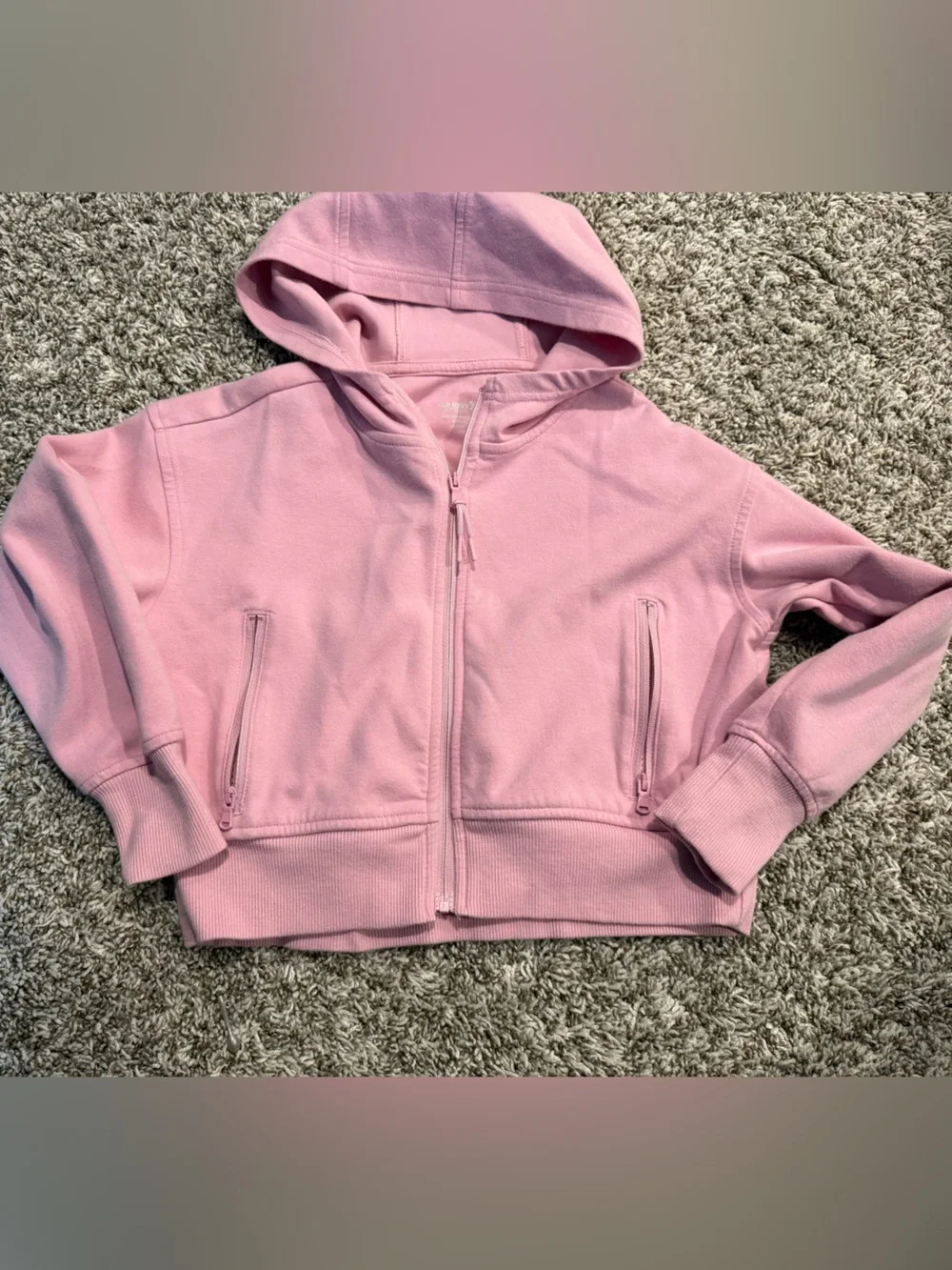 Old Navy Light Pink Active Fleece Hoodie